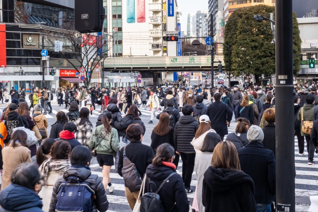 渋谷駅のA7出口付近