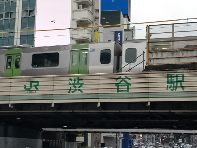 JR渋谷駅の山手線