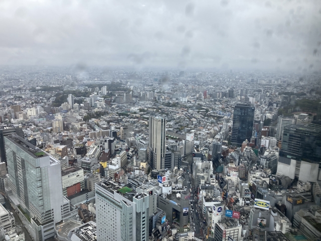 雨の渋谷
