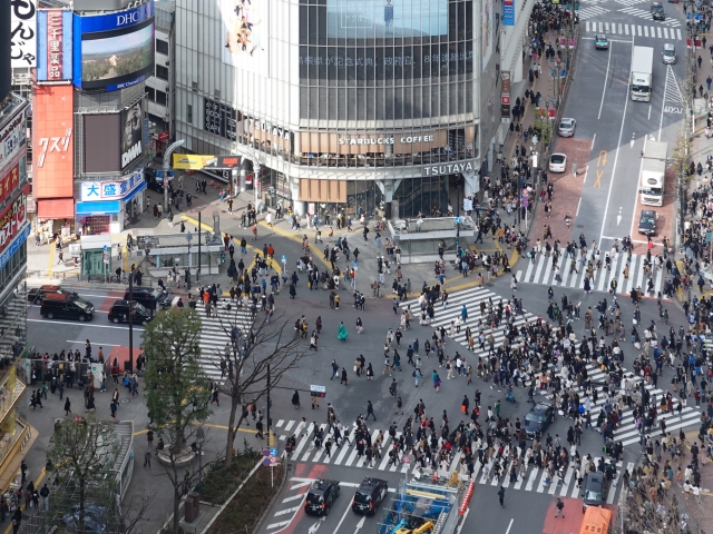 渋谷スクランブル交差点