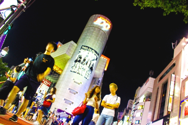 渋谷でデート