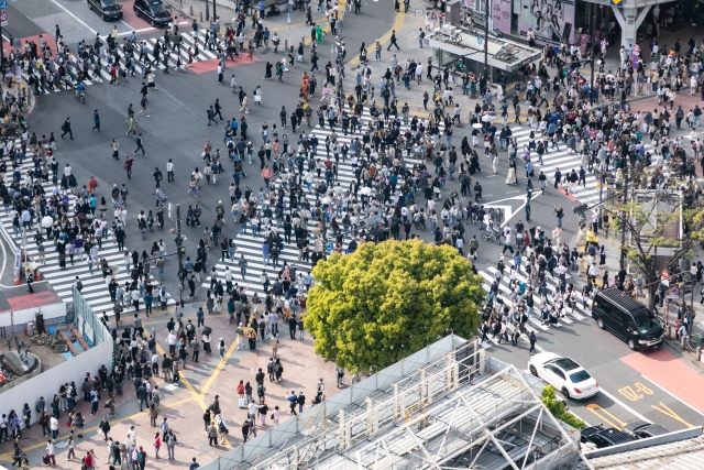 渋谷スクランブル交差点