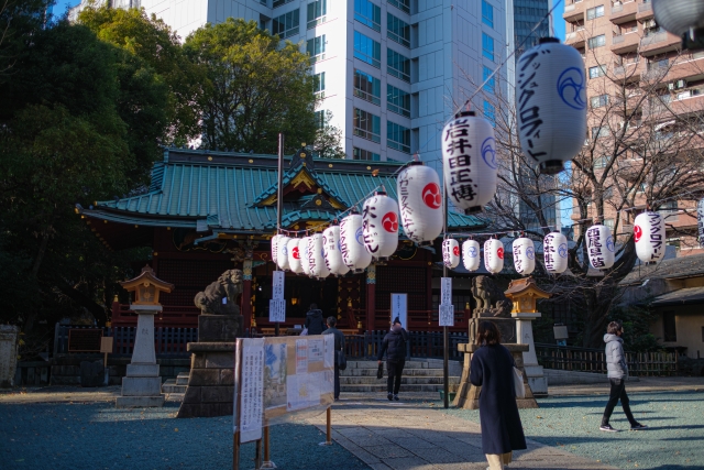 金王八幡宮で初詣