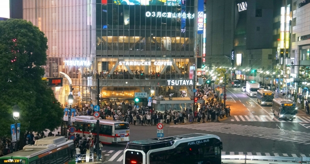 渋谷の夜