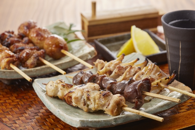 おつまみの焼き鳥